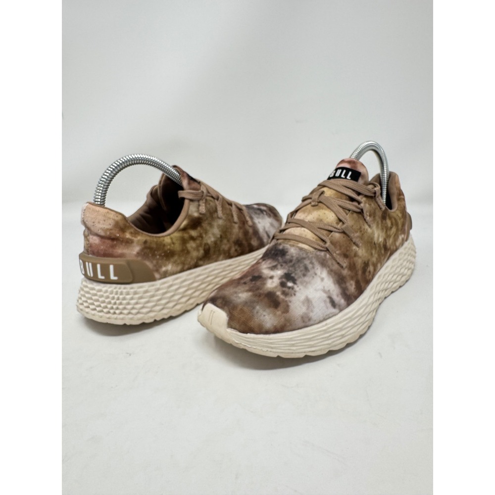 NOBULL Ripstop Runner Earth Brown Tan Tie Dye Training Shoes Womens Sneakers 8